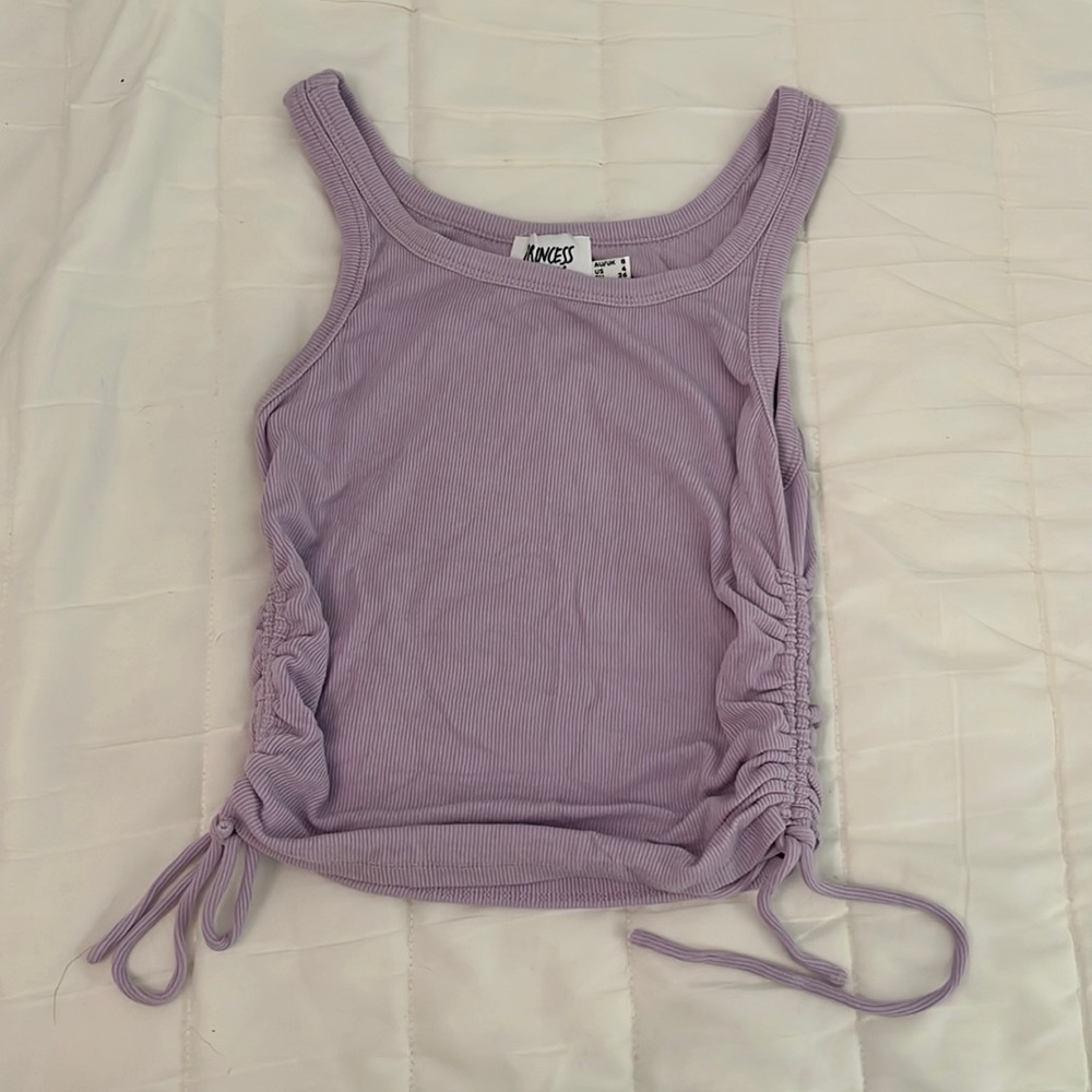 Princess Polly purple crop top